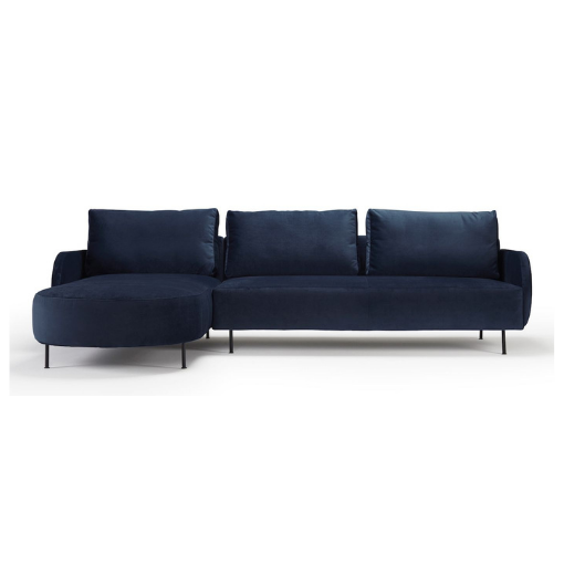 Vinterhavn Sofa      Pers Sofa Blå Velour