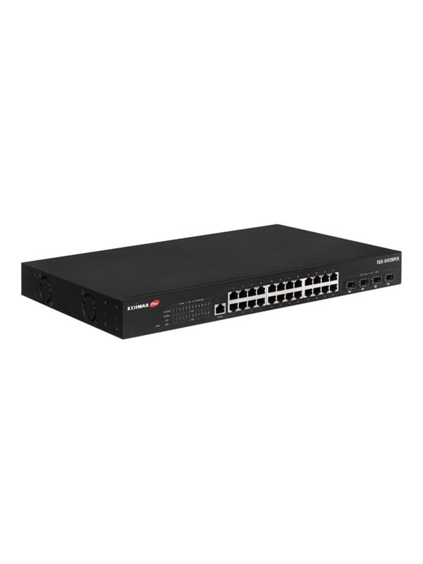 Edimax Pro Tgs-5428plx Switch Surveillance Vlan L2 28 Ports Rack-mountable