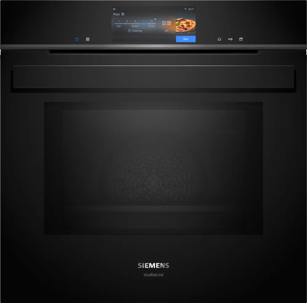 Indbygningsovn Med Mikro   Dampskud 67l Siemens Iq700 Hn978gqb1