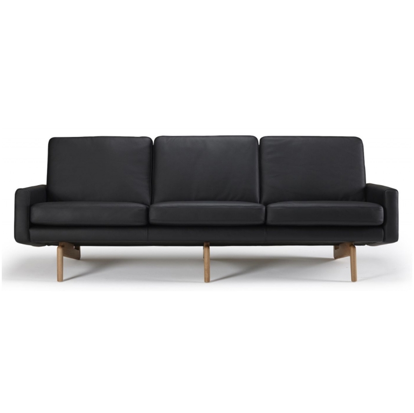 Springfield    Personers Sofa   Sort Læder