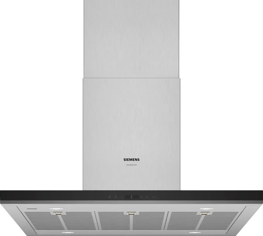 Frithængende Emfang 90   Rustfrit Stål Siemens Iq500 Lf98bir55
