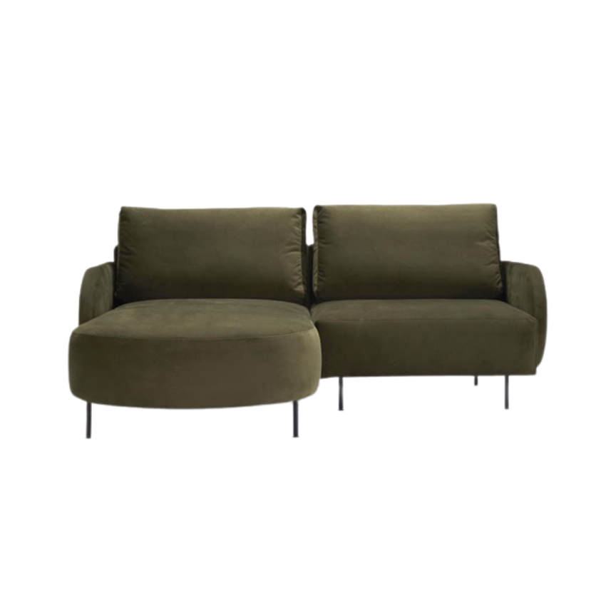 Nabran Sofa    Chaiselong      Personers Grøn Sofa