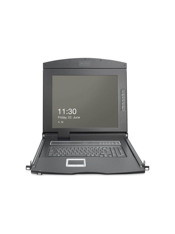 19 Quot  Digitus Ds-72221-2ge Kvm Console Full Hd  1080p  19 Quot