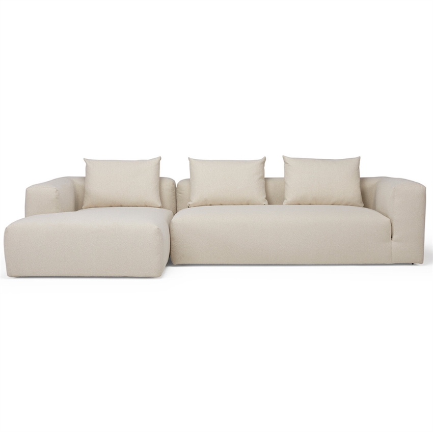 Cozy    Personers Sofa   Natur Stof    Chaiselong